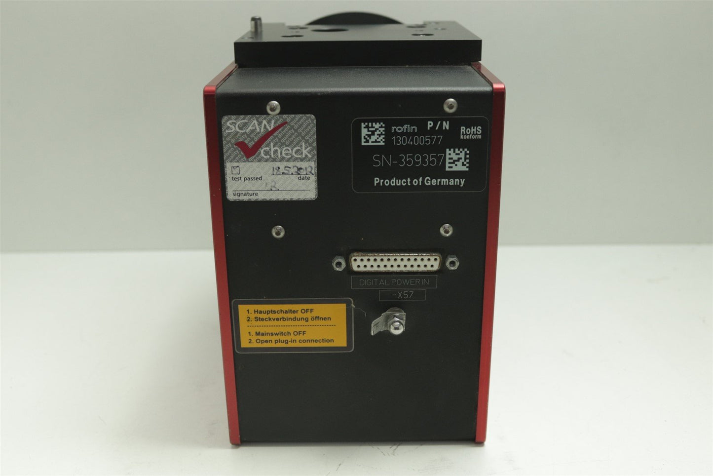 Rofin Sinar 130400577 Laser Marking Scanner 1064nm f 163mm