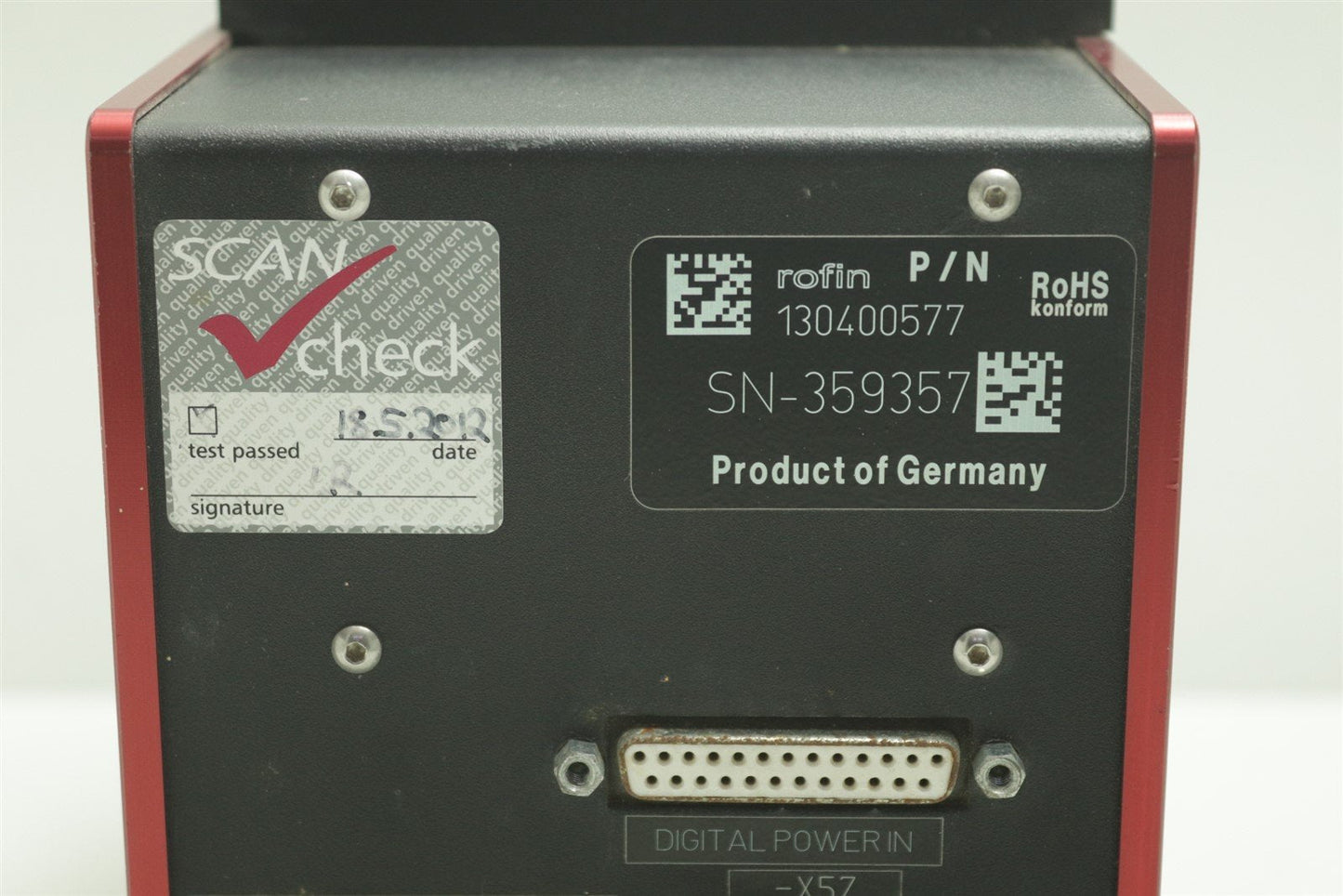 Rofin Sinar 130400577 Laser Marking Scanner 1064nm f 163mm