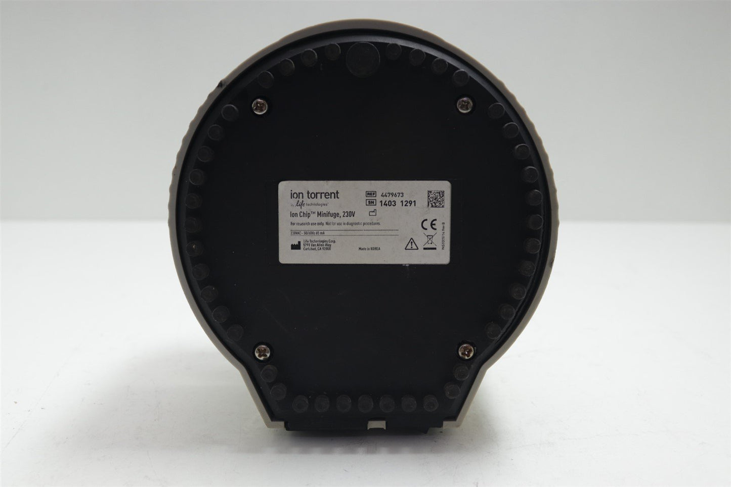 Life Technologies Ion Torrent Ion Chip Minifuge 230V Tested & Working