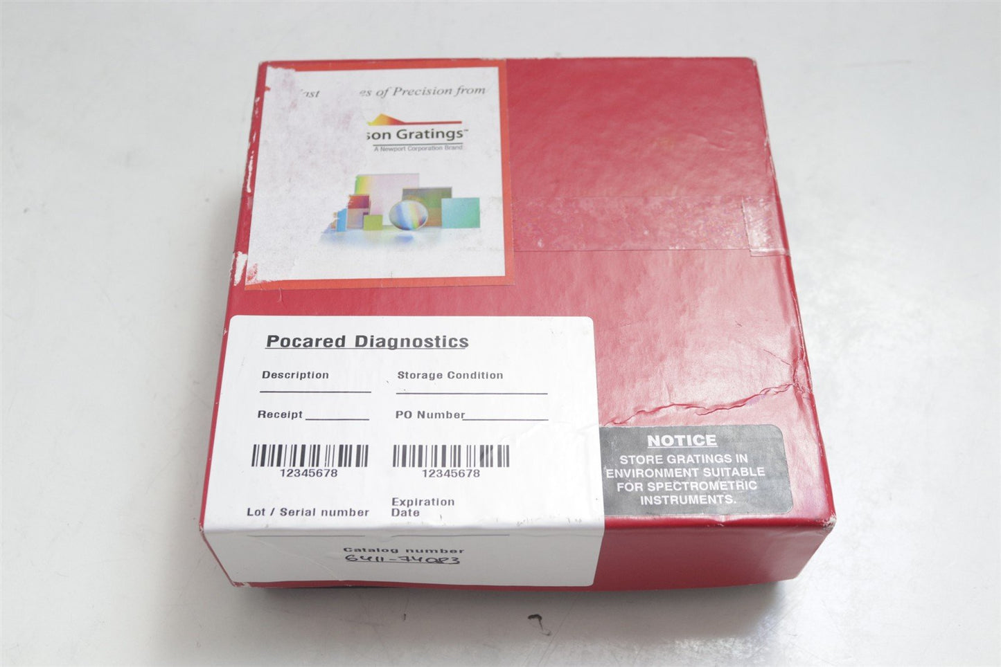 Richardson Gratings Plane Ruled Reflection Grating 1200 Grooves 53033BK01-030R
