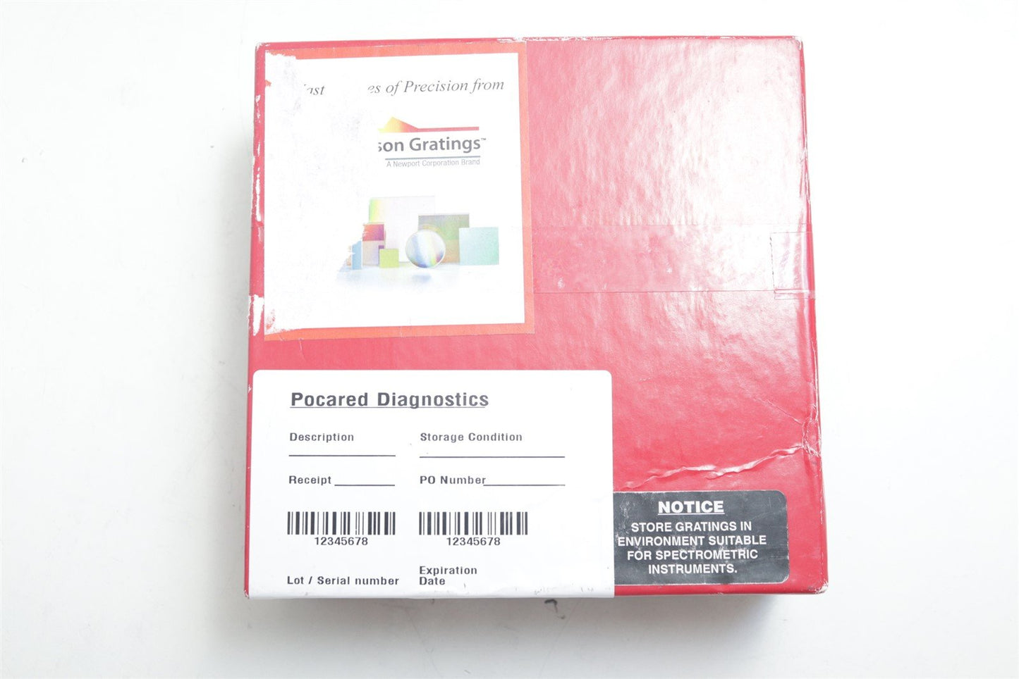 Richardson Gratings Plane Ruled Reflection Grating 1200 Grooves 53033BK01-030R