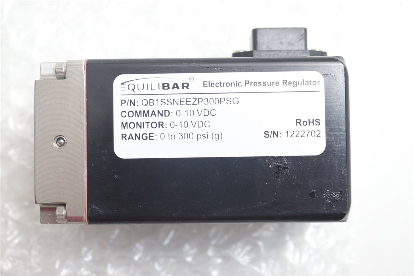 NEW EquiliBar Electronic Pressure Regulator QB1SSNEEZP300PSG 0-300PSI