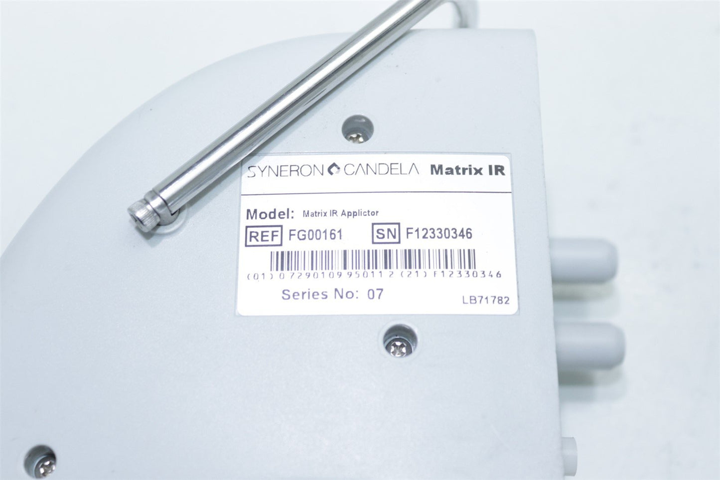 Syneron Candela Matrix IR Applicator Handpiece For Emax/Elaser Machines FG00161