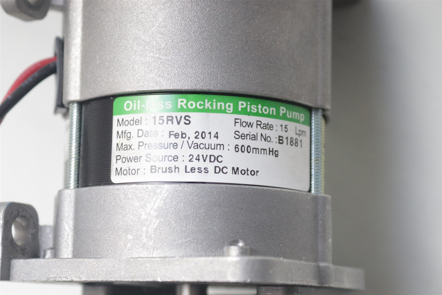 G&M Oil-less Rocking Piston Pump 15RVS