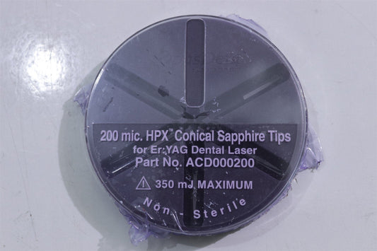OpusDent OpusTips 200 mic. HPX Conical sapphire Tips for Er: YAG Dental Laser