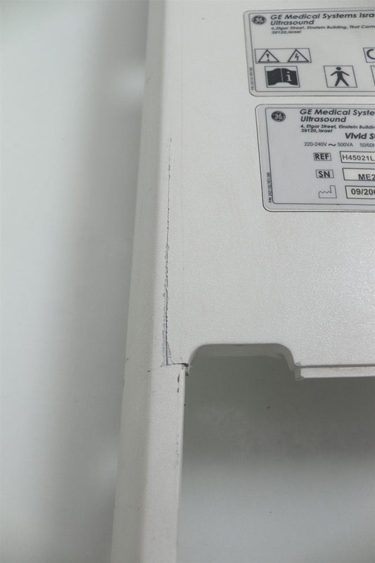 GE HealthCare Vivid S5/S6 Full Back Panel