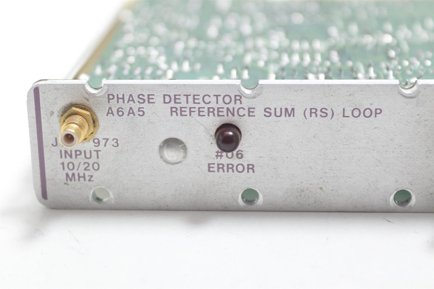 Agilent HP 08662-60103 A6A5 Phase Detector Reference Sum Loop