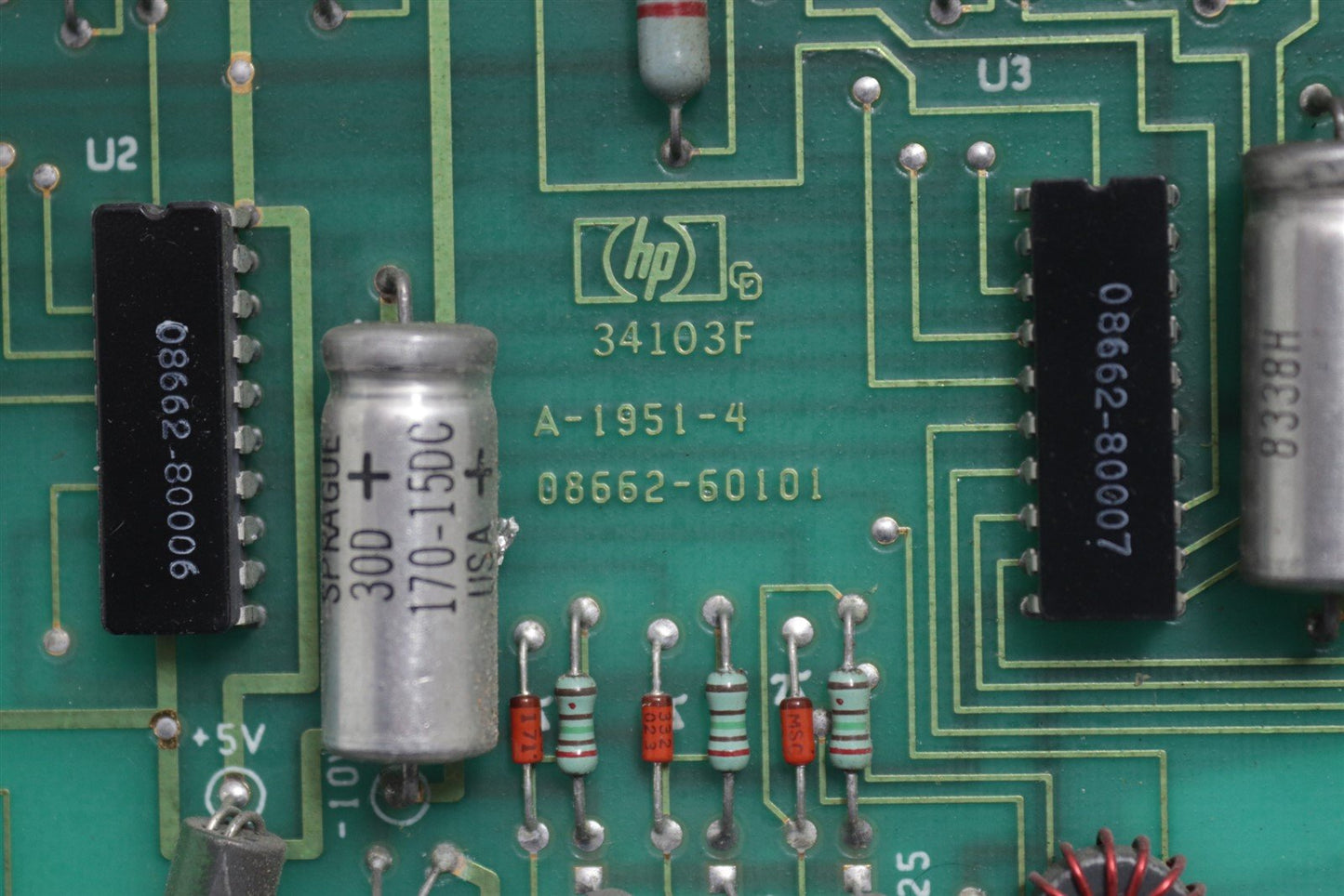 HP Agilent 08662-60101 A6A9 Controller