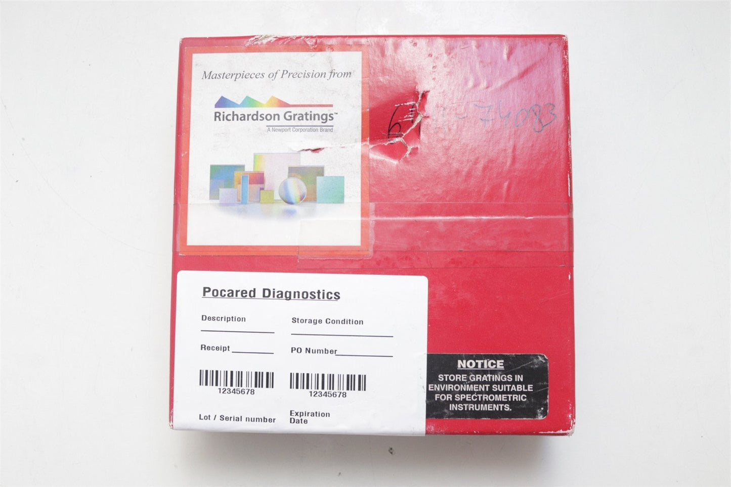 Richardson Gratings Plane Ruled Reflection Grating 1200 Grooves 53033BK01-030R