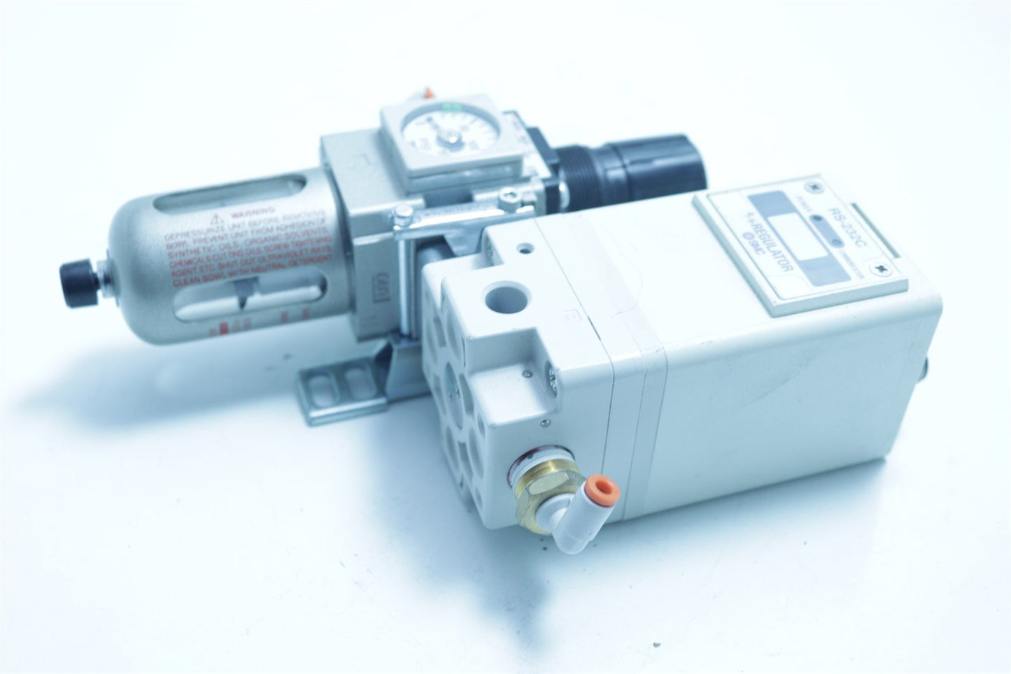 SMC Electro-Pneumatic Regulator RS-232C + Valve AW20-N02E-CZ