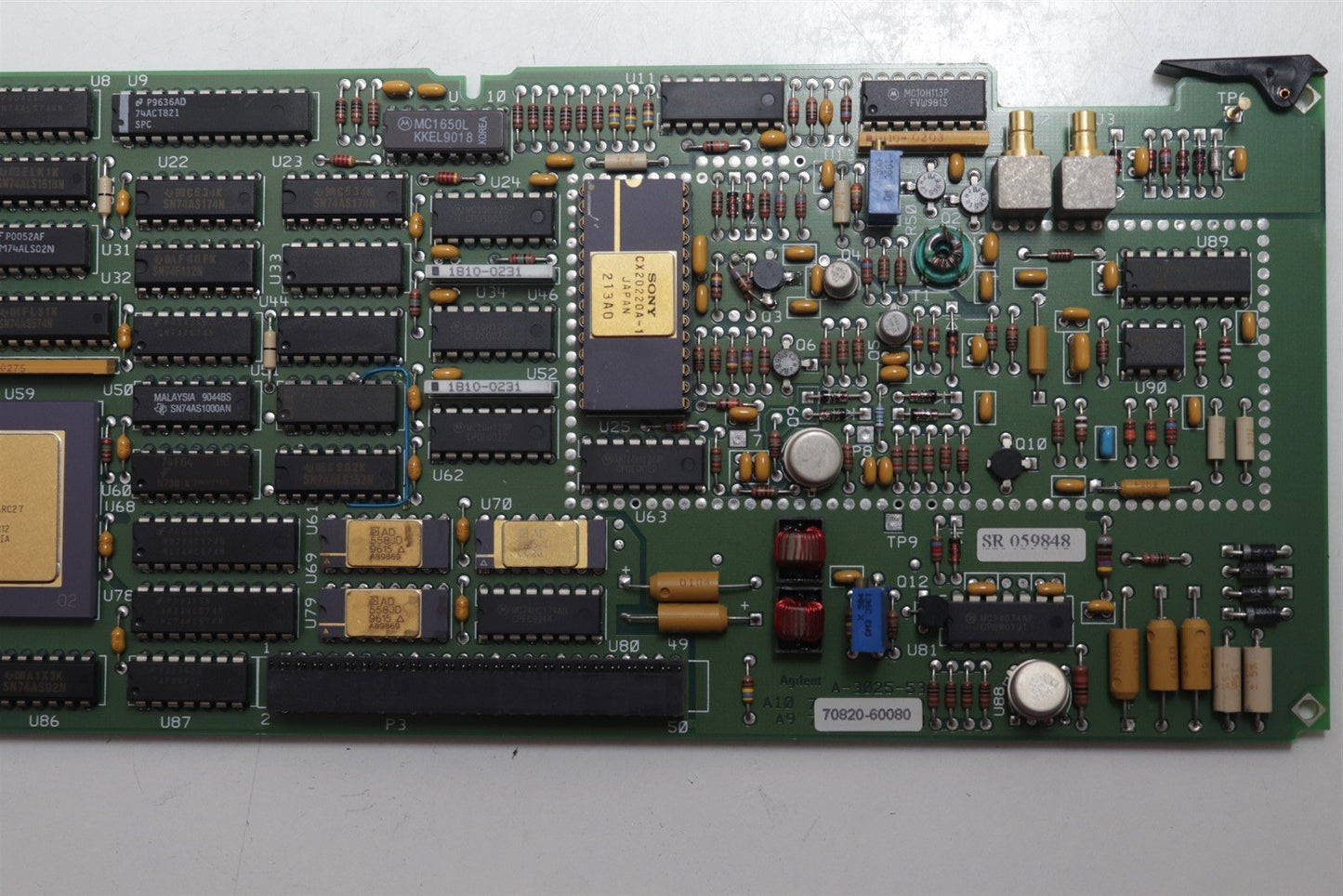 HP Agilent 70820A Board Assy 70820-60080