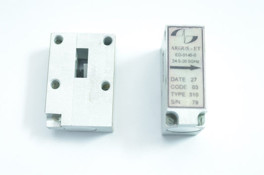 RF Microwave WR42 Components X2 Isolators X3 Waveguides X2 flanges