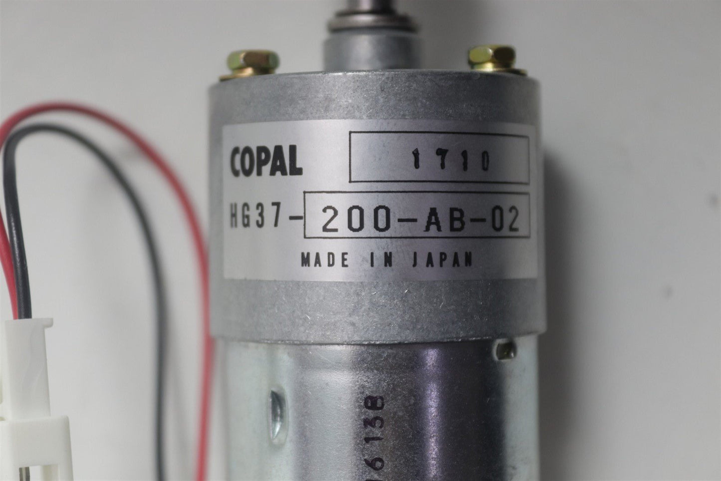Copal Electronics Geared HG37-200-AB-02 24V 22 rpm 6mm Shaft Diameter Motor