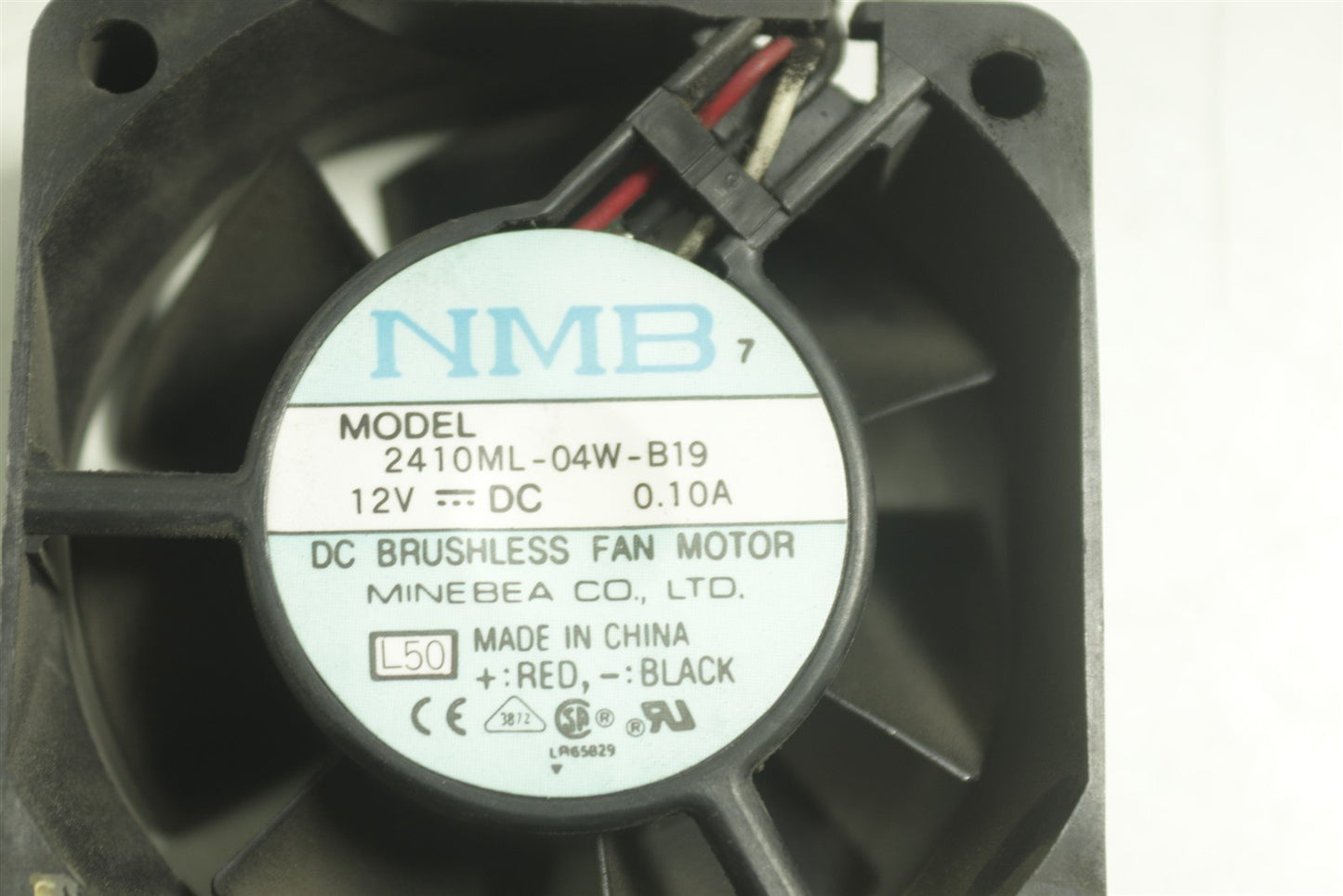 NMB Cooling Fan Model 2410ML-04W-B19 DC Brushless Motor From Waters 2695