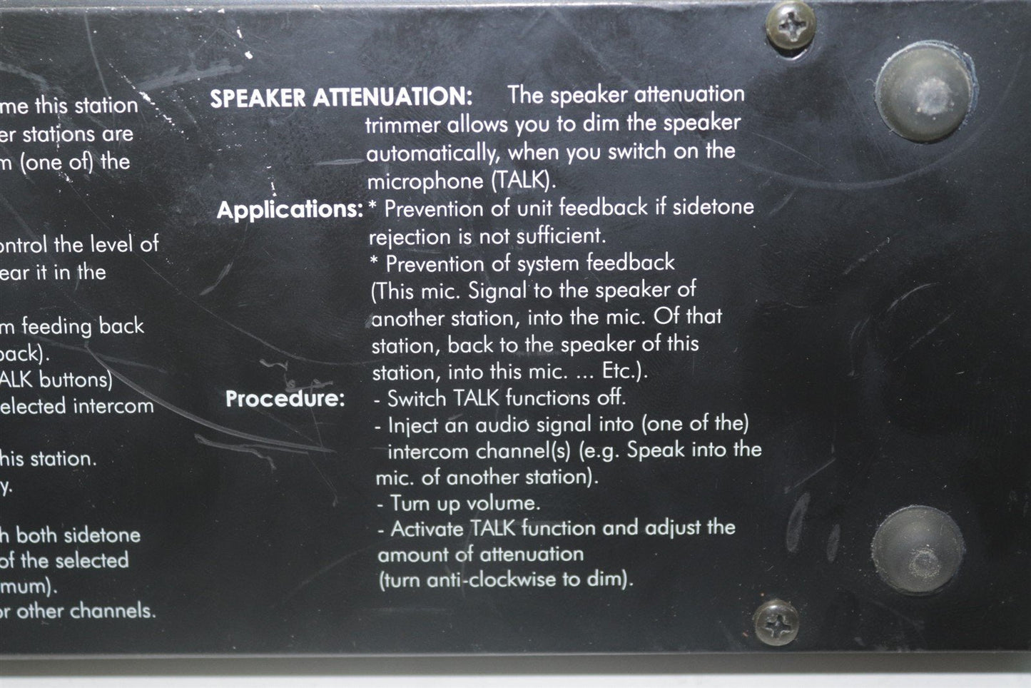 ASL Intercom PS 120 Speaker Station