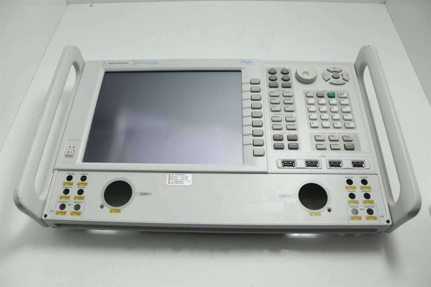 Agilent N5227A 10MHz - 67GHz PNA Network Analyzer Front Panel Assy