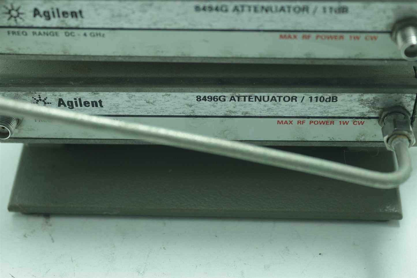 HP Agilent 8494G 11dB + 8496G 110dB Programmable Step Attenuator TESTED