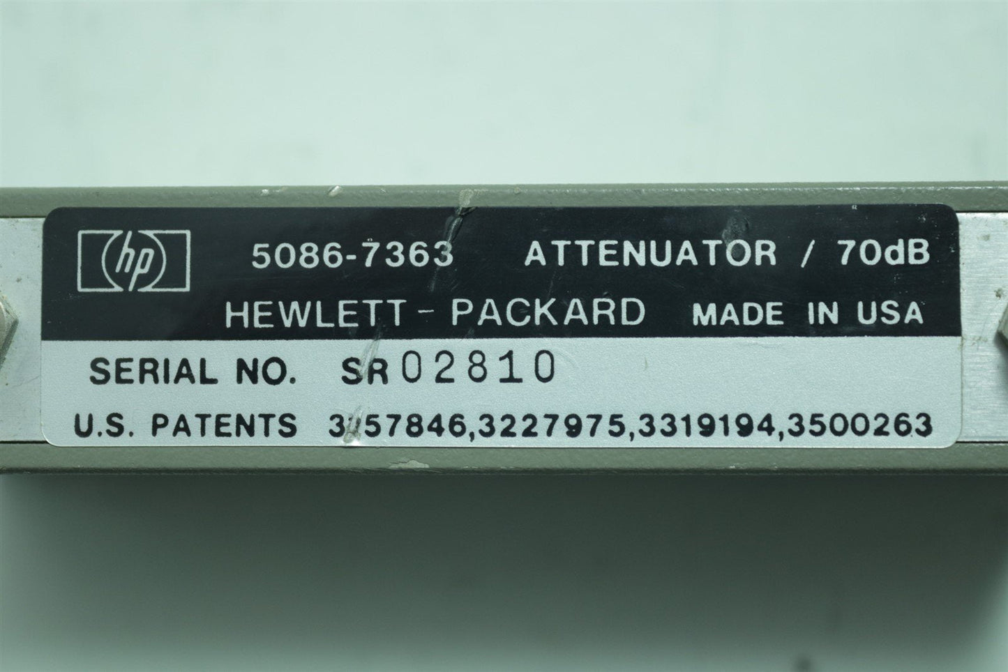 HP Agilent 5086-7363 70dB Programmable Step Attenuator TESTED
