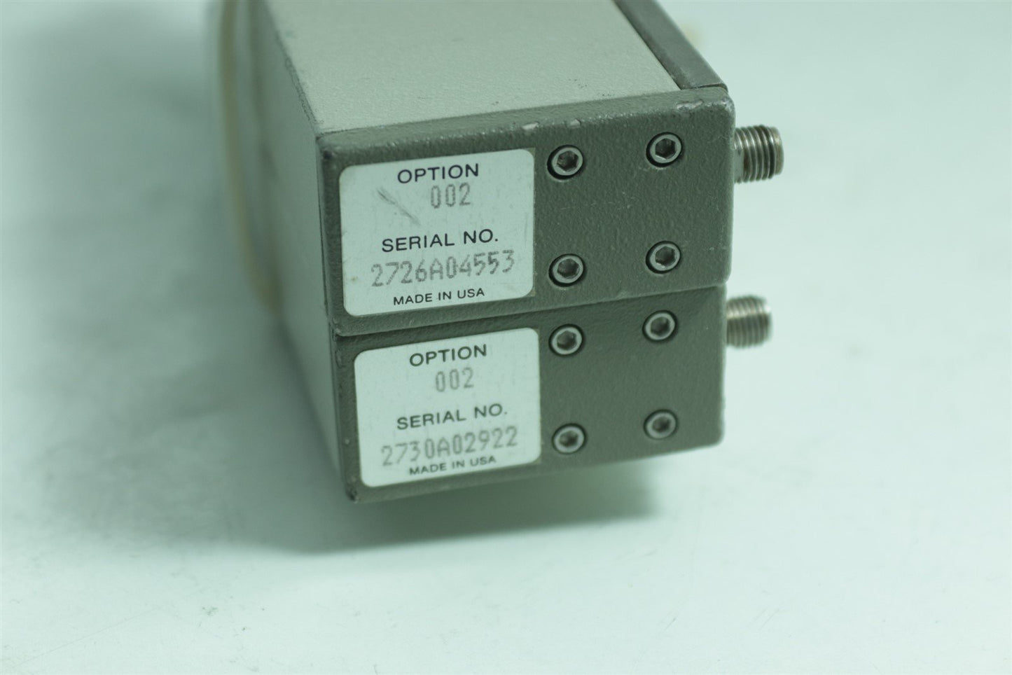HP Agilent 8494H 11dB + 8495H 70dB Programmable Step Attenuator Set TESTED