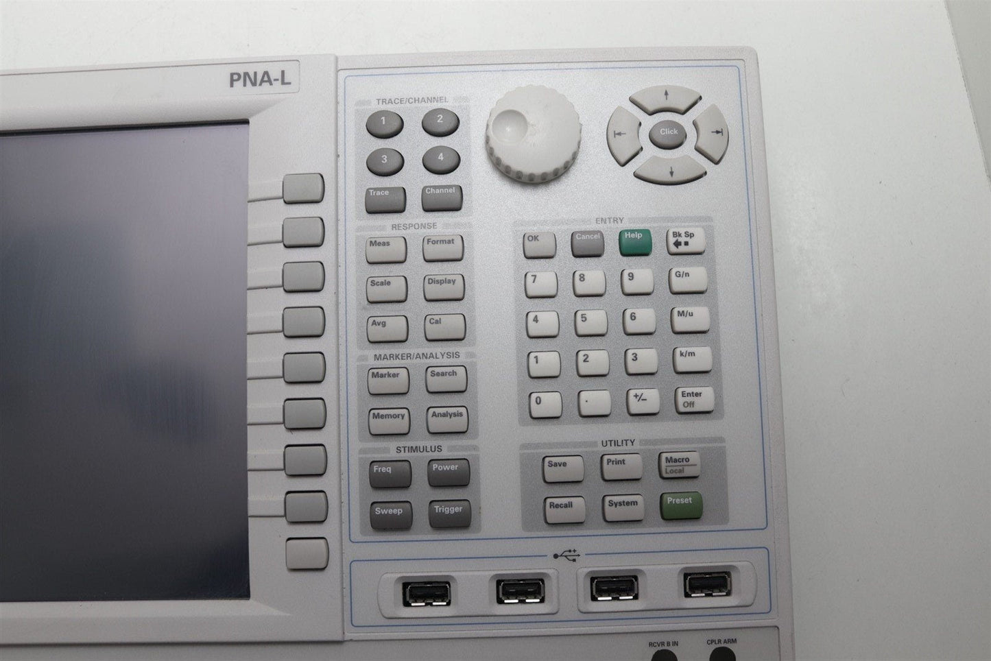 Agilent N5235A 10MHz - 50GHz PNA-L Network Analyzer Front Panel Assy