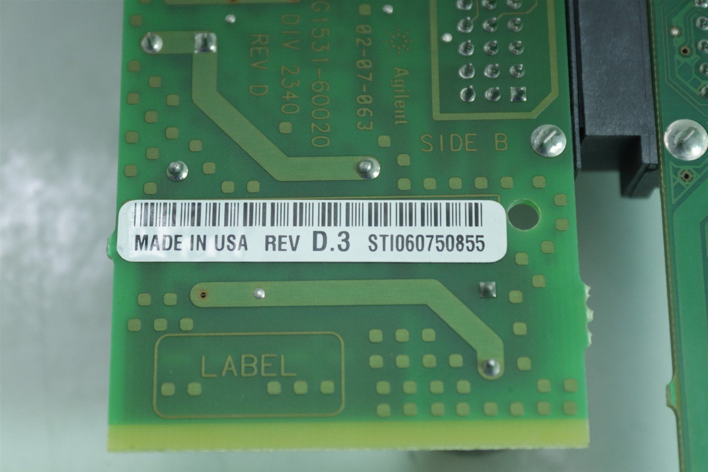 HP Agilent Adjust detector PCB Detector A/D interface G2630-00430 G2630-60020