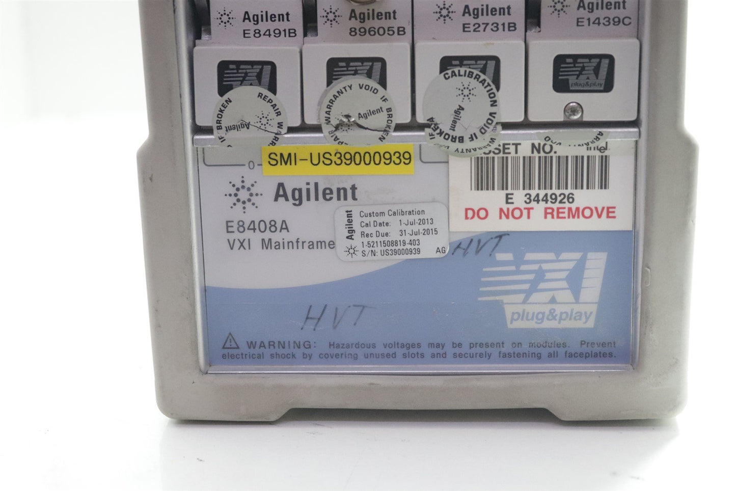 Agilent E8408A MainFrame w/ E8491B 89605B E2731B & E1439C Modules