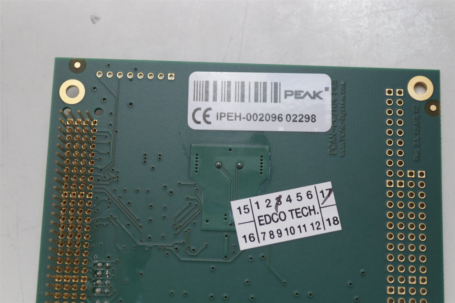 New Peak Pcan-PC/104-Plus Single CAN interface for PC/104-Plus IPEH-002096