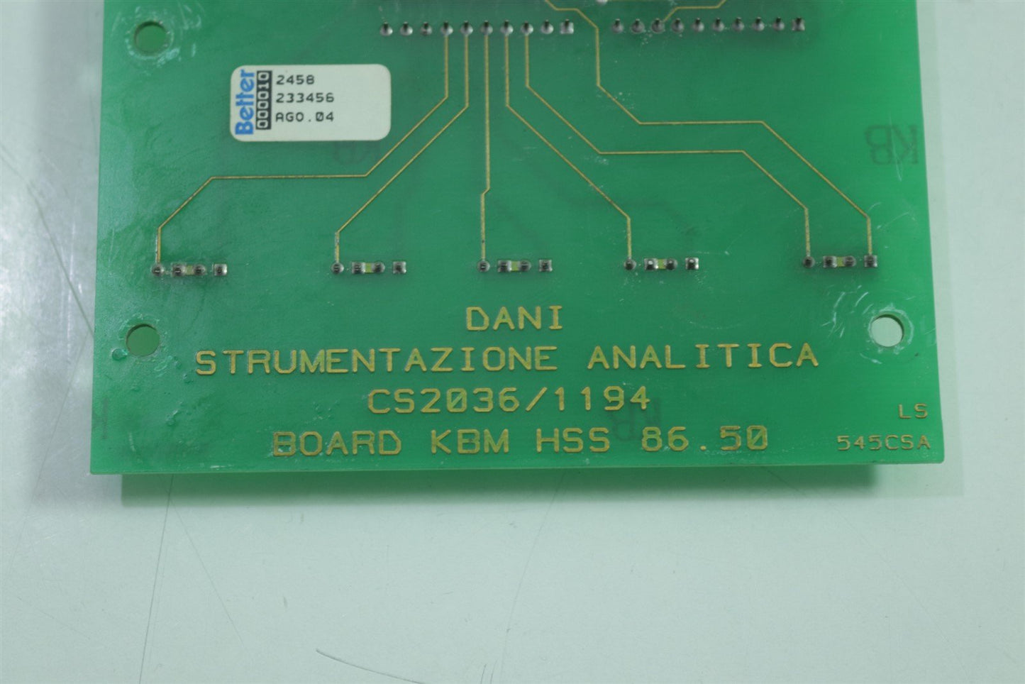 HP Agilent 7694 Headspace Sampler Display Board CS2036/1194 Board KBM HSS 86 50