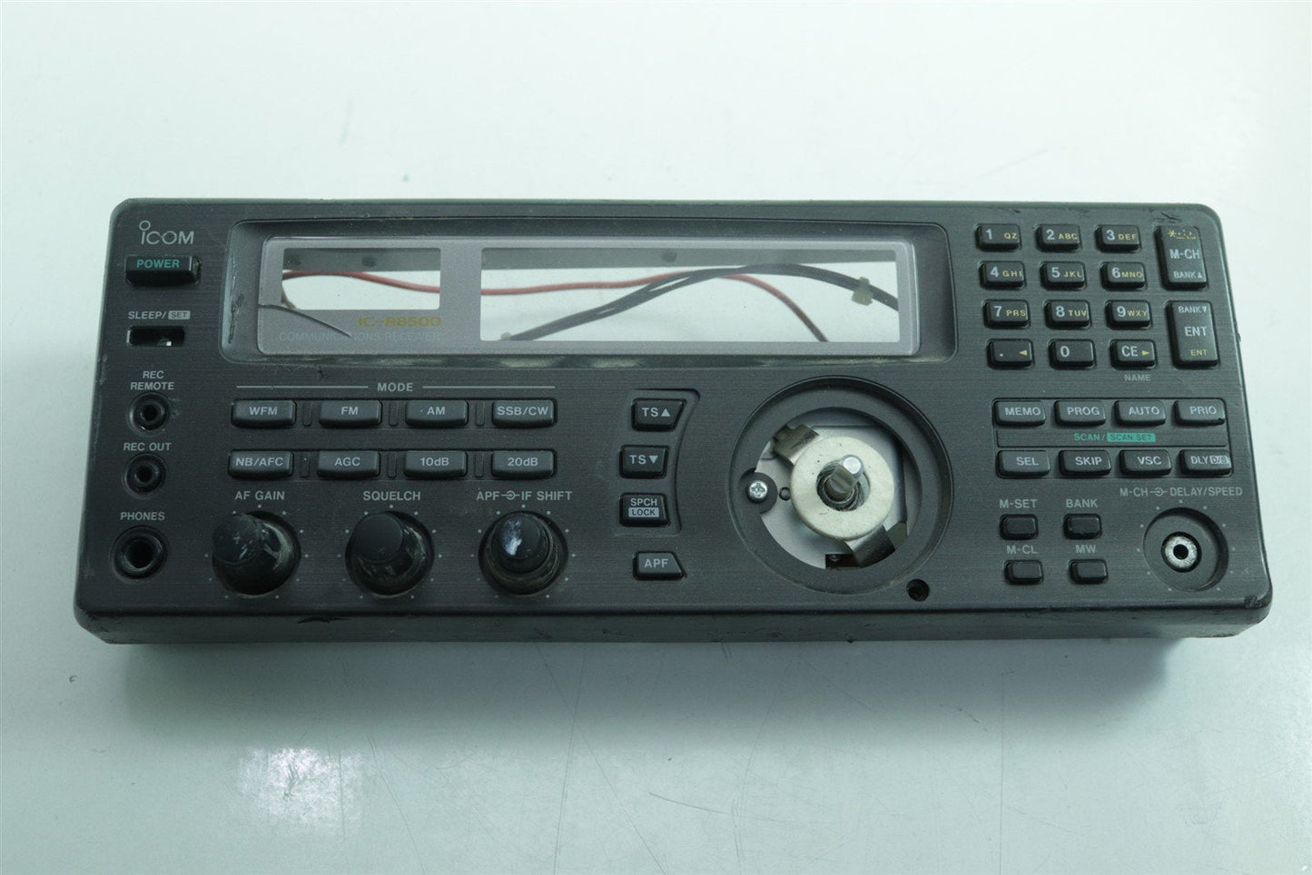 ICOM IC-R8500 Radio Reciever Board Front Panel Assy For Parts