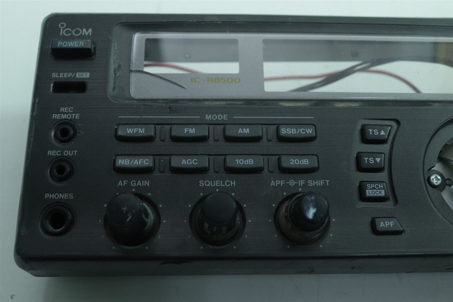 ICOM IC-R8500 Radio Reciever Board Front Panel Assy For Parts