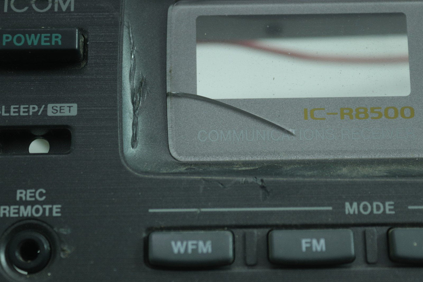 ICOM IC-R8500 Radio Reciever Board Front Panel Assy For Parts