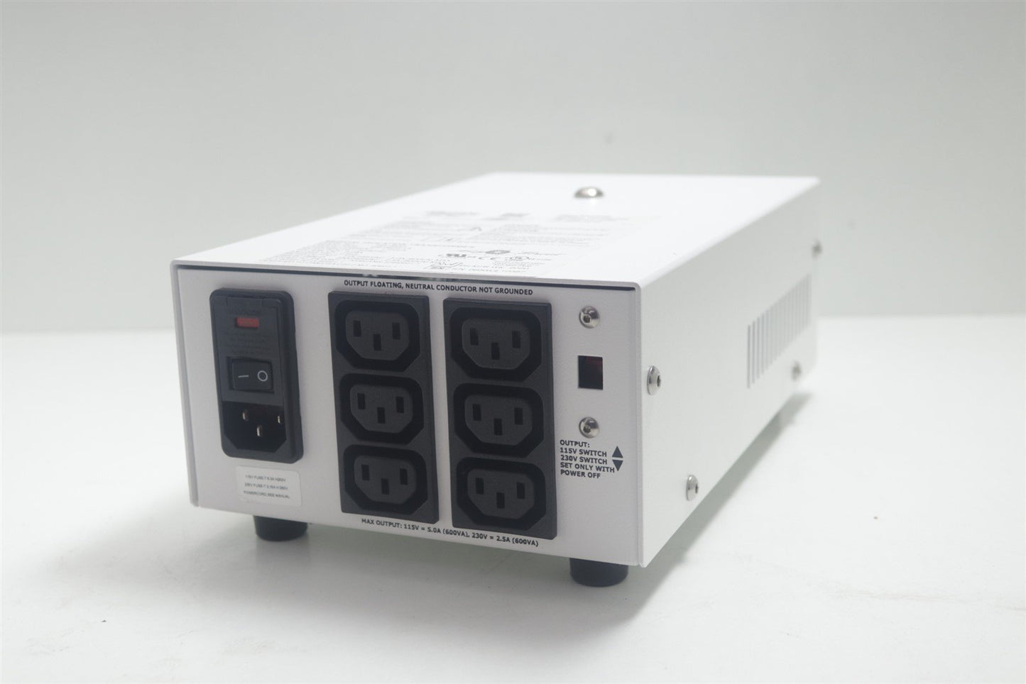Toroid Medical Grade Isolation Transformer ISB-060W 115VAC 5A 230VAC 2.5A 600VA