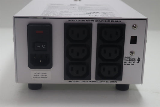 Toroid Medical Grade Isolation Transformer ISB-060W 115VAC 5A 230VAC 2.5A 600VA