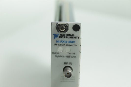 National Instruments NI PXIe-5601 RF Downconverter 10 MHz to 6.6 GHz TESTED