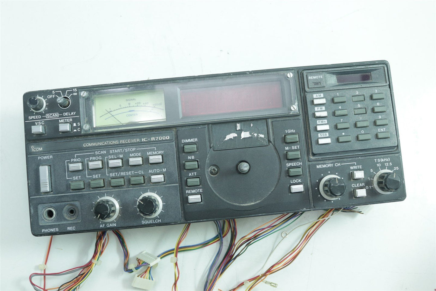 ICOM IC-R7000 Radio Reciever Front Panel Assy