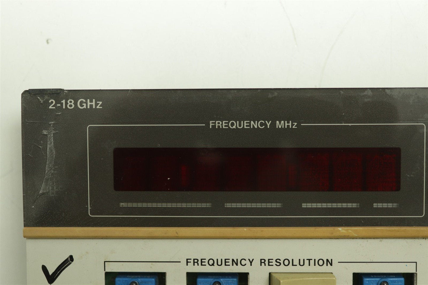 HP Agilent 8672A Signal Generator 2-18GHz Front Panel Assy 08672-60179