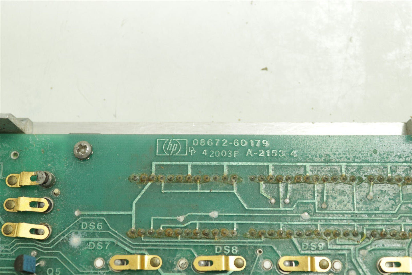 HP Agilent 8672A Signal Generator 2-18GHz Front Panel Assy 08672-60179