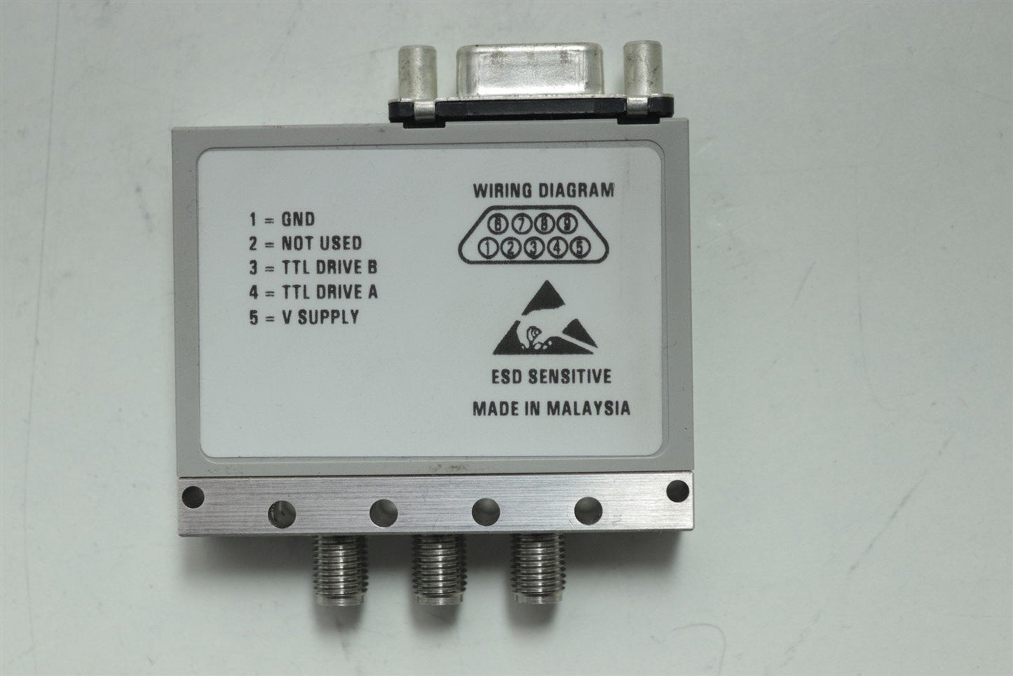 Agilent Keysight N1810TL Coax Switch 20Ghz 5V opts. 020 105 201 401