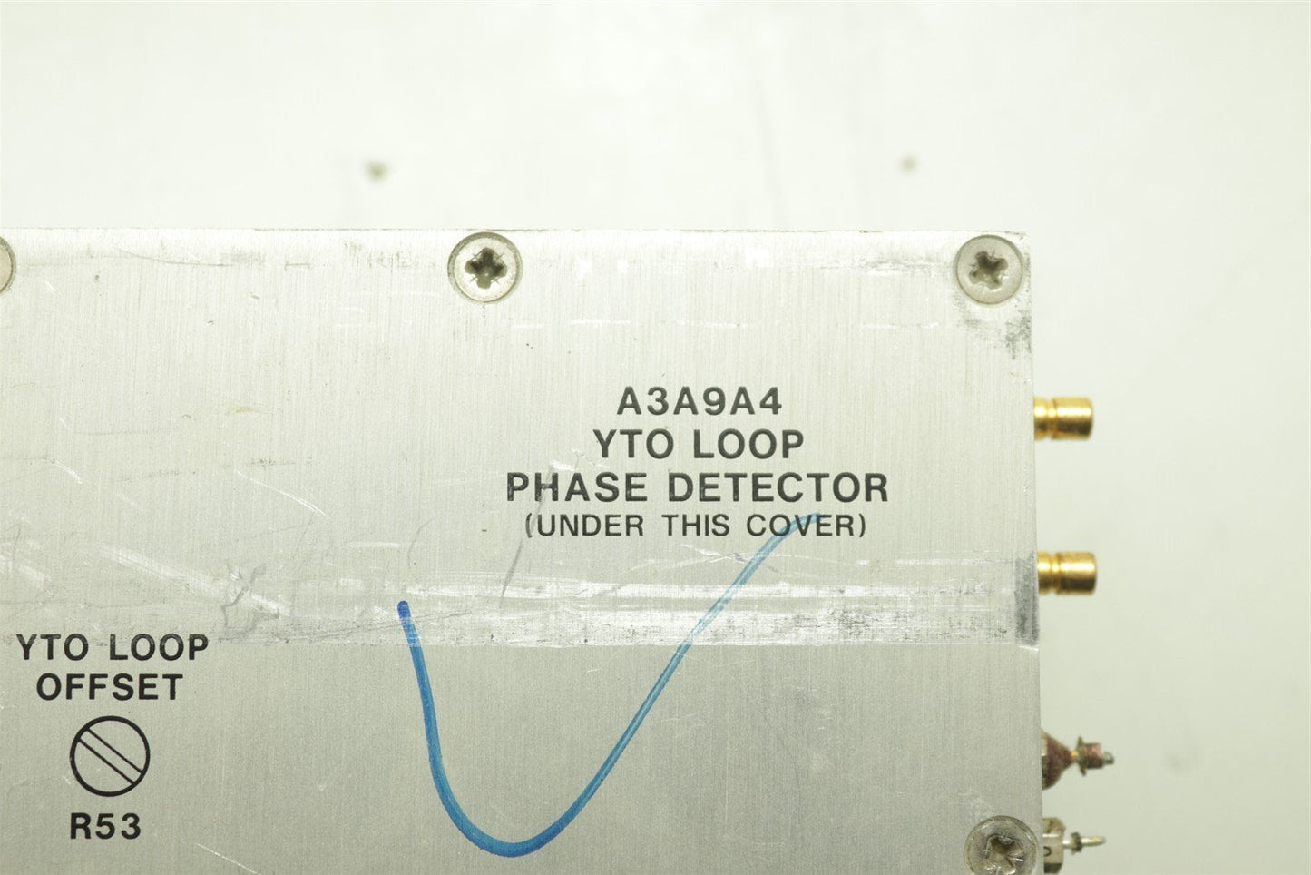 HP Agilent 8672A Signal Generator 2-18GHz A3A9A4 YTO Phase Detector