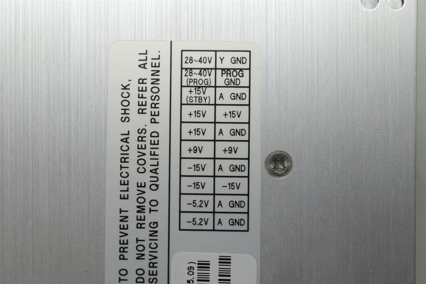 Agilent 0950-3396 Power Supply 225W 28~40V-1.6A 15V-5A 5.2V-16A 9V-3A 3.4V-6A