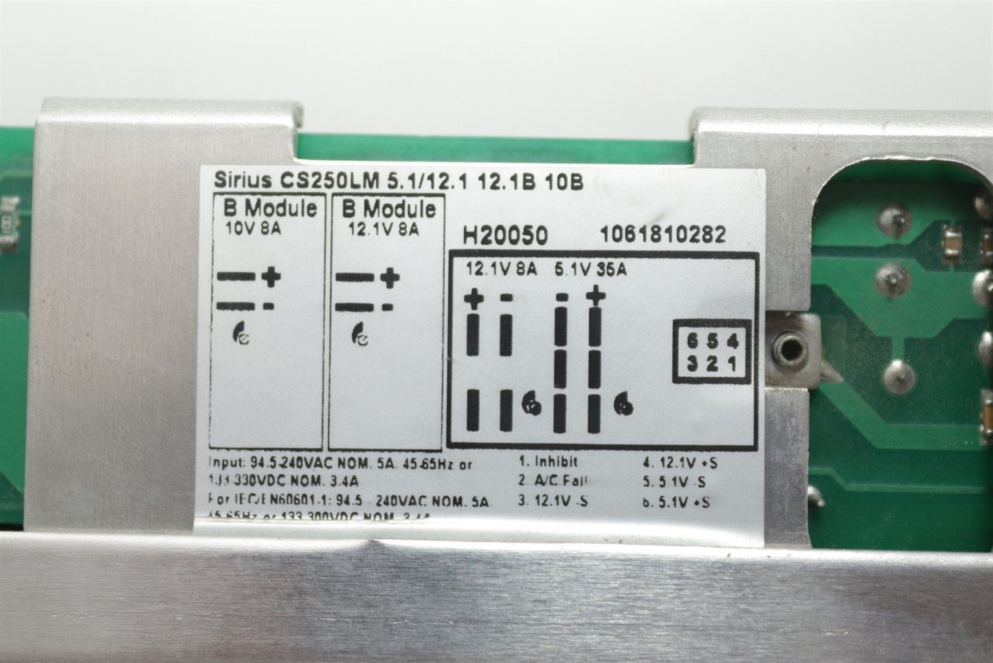 Lambda Power Supply Sirius CS250LM 5.1/12.1 12.1B 10B
