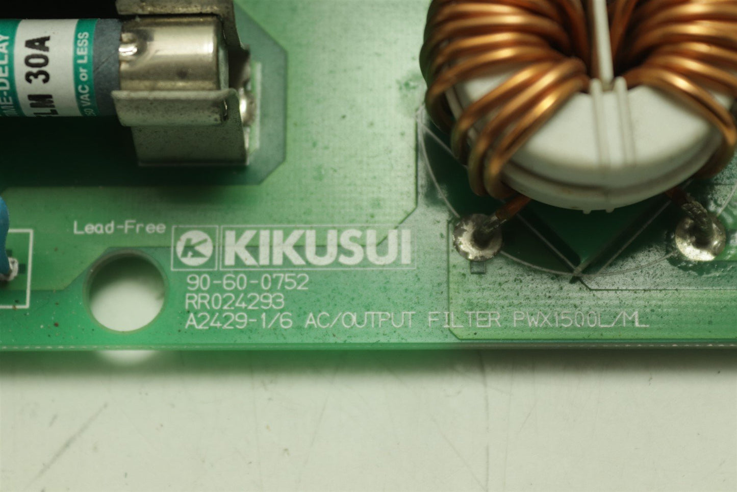 Kikusui PWX1500MH 0-230V 20A 1500W AC/Output Filter Board Module