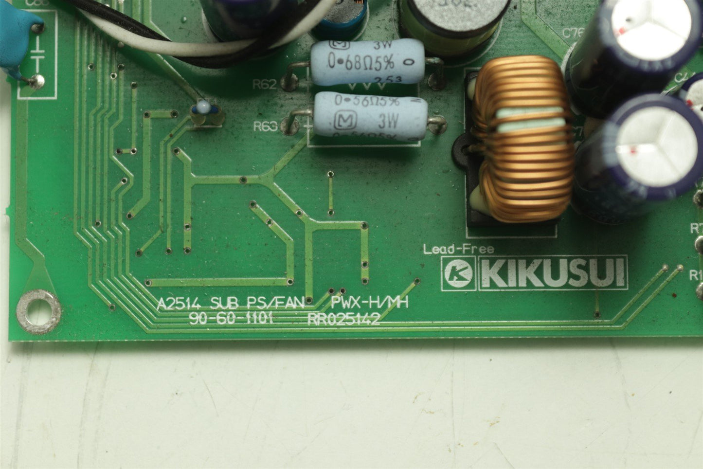 Kikusui PWX1500MH 0-230V 20A 1500W Sub PS/FAN Board Module