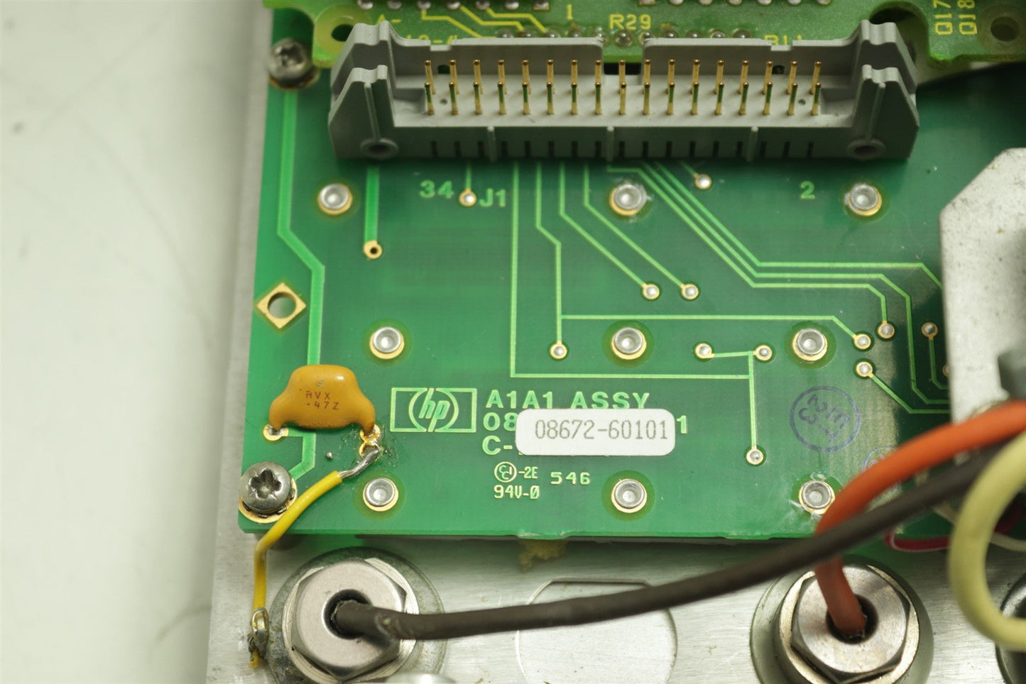 HP Agilent 8672A Signal Generator 2-18GHz Front Panel Assy 08672-60101