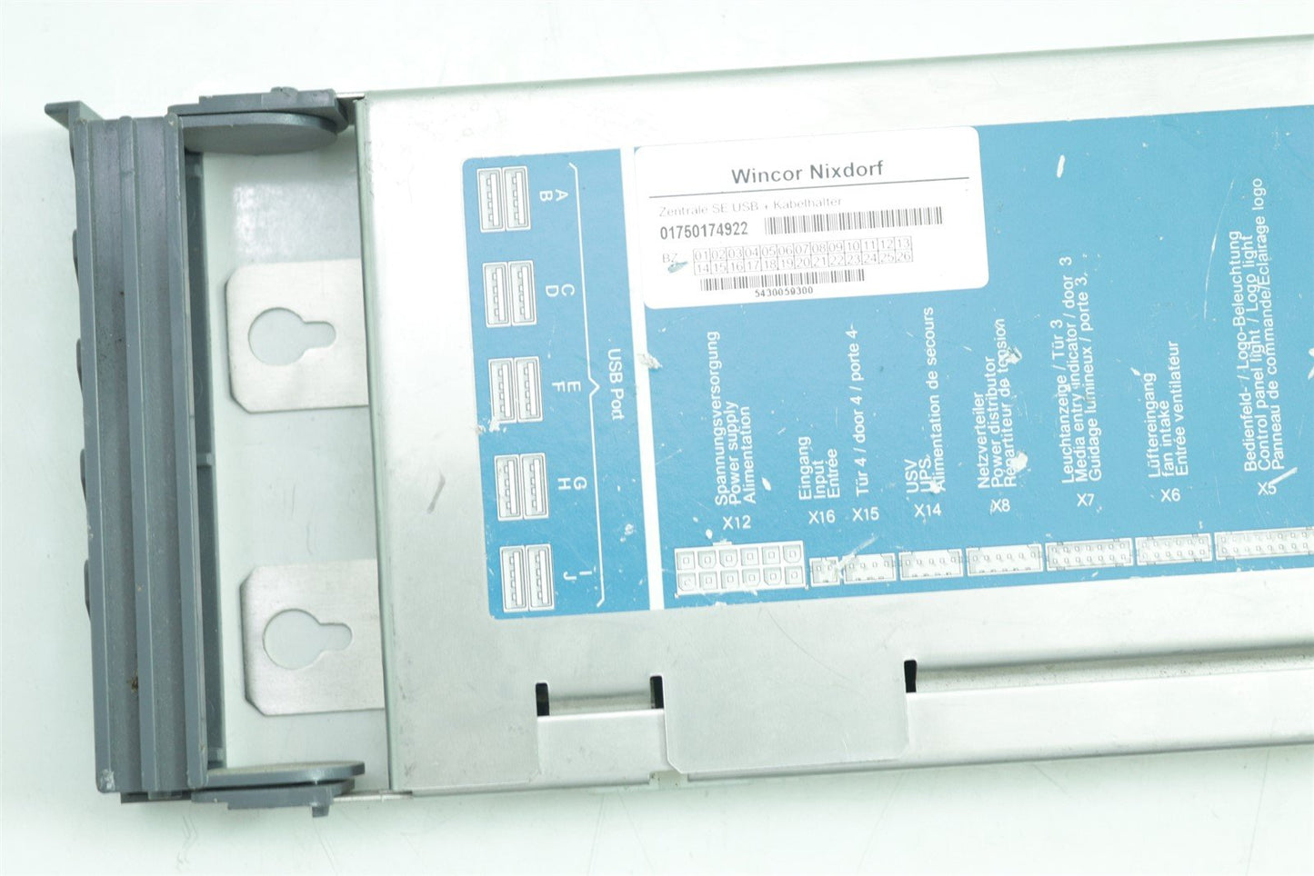 Wincor Nixdorf Zentrale SE USB Kabelhalter 01750174922