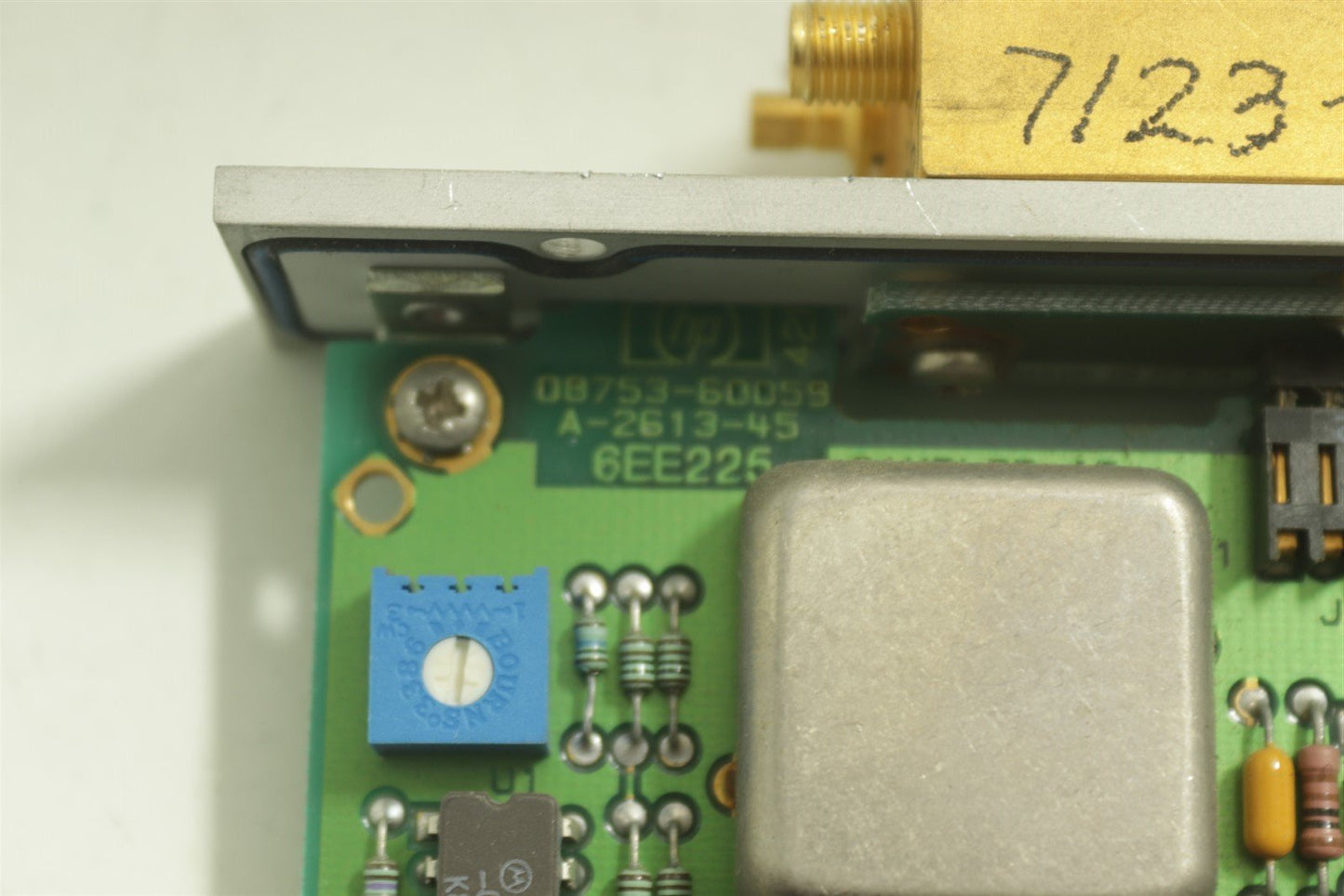 Gigatronics 12000A Microwave Synthesizer Front Panel Assy