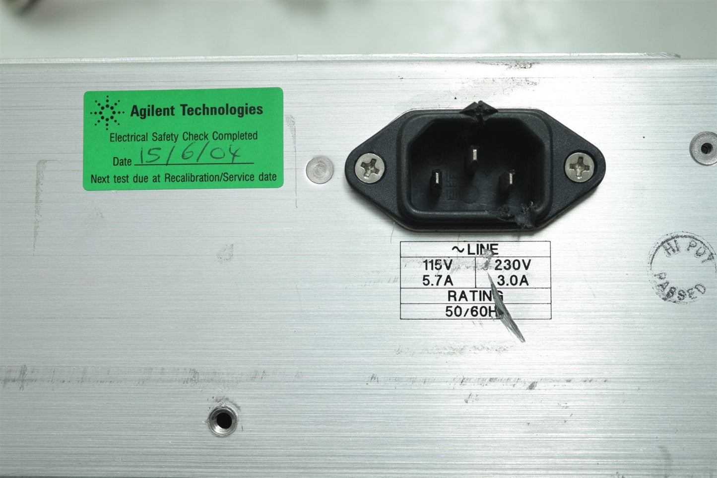 Agilent 0950-3499 Power Supply 250W +5V-24A -5V-1A +12V-4A -12V-1A +17V-3A