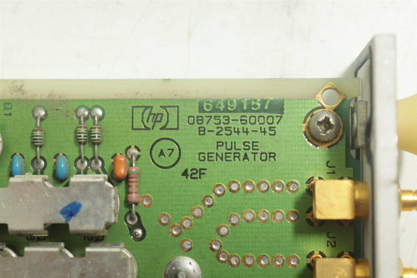 Gigatronics 12000A Microwave Synthesizer Front Panel Assy