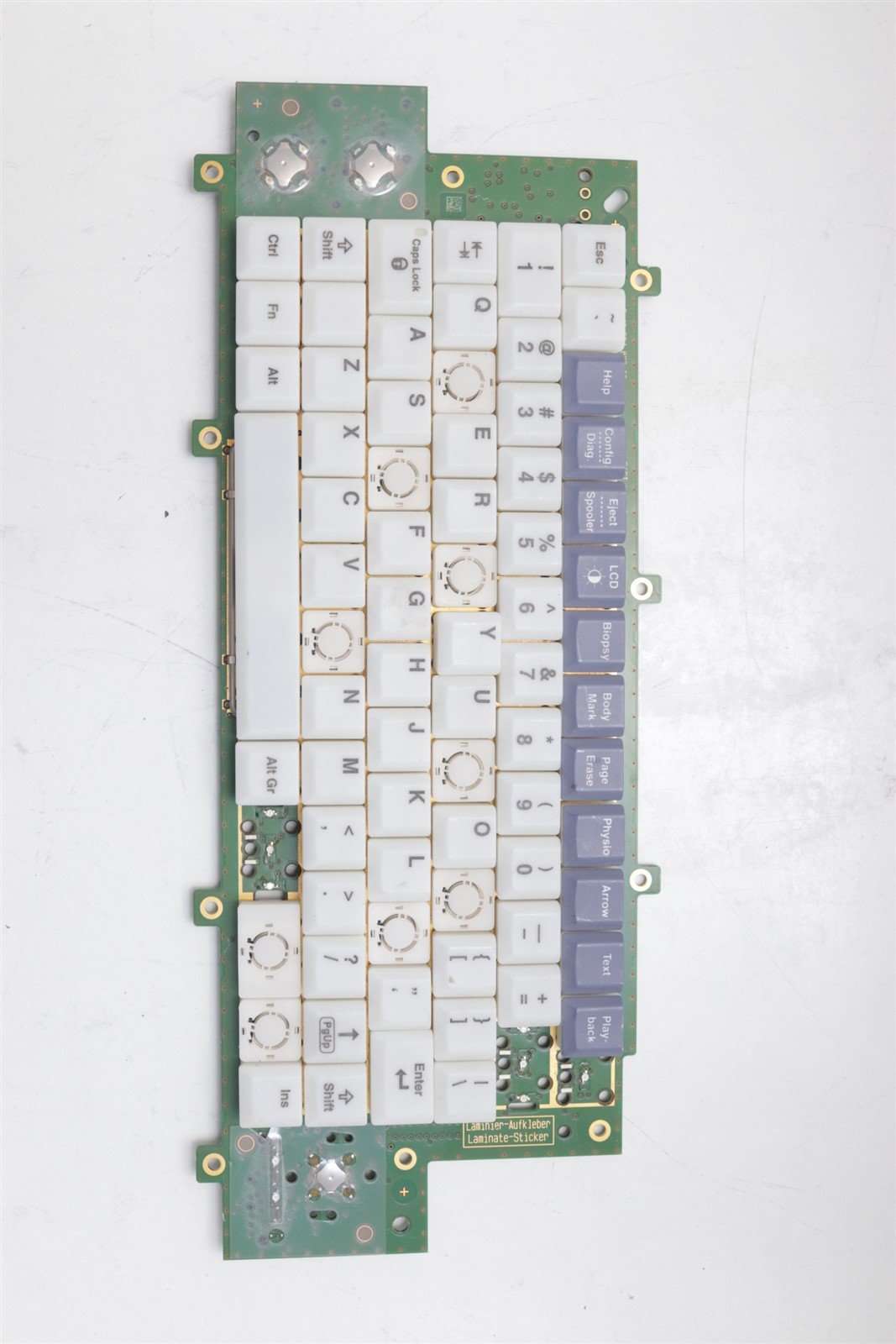 GE HealthCare Vivid S5/S6 KeyBoard Board RAFI Lage 6 5.40 555.898-00