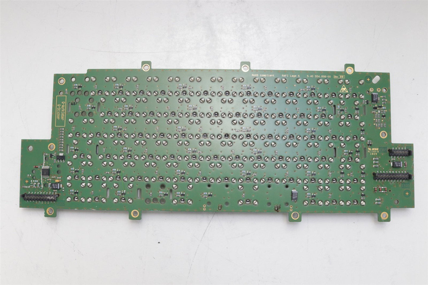 GE HealthCare Vivid S5/S6 KeyBoard Board RAFI Lage 6 5.40 555.898-00